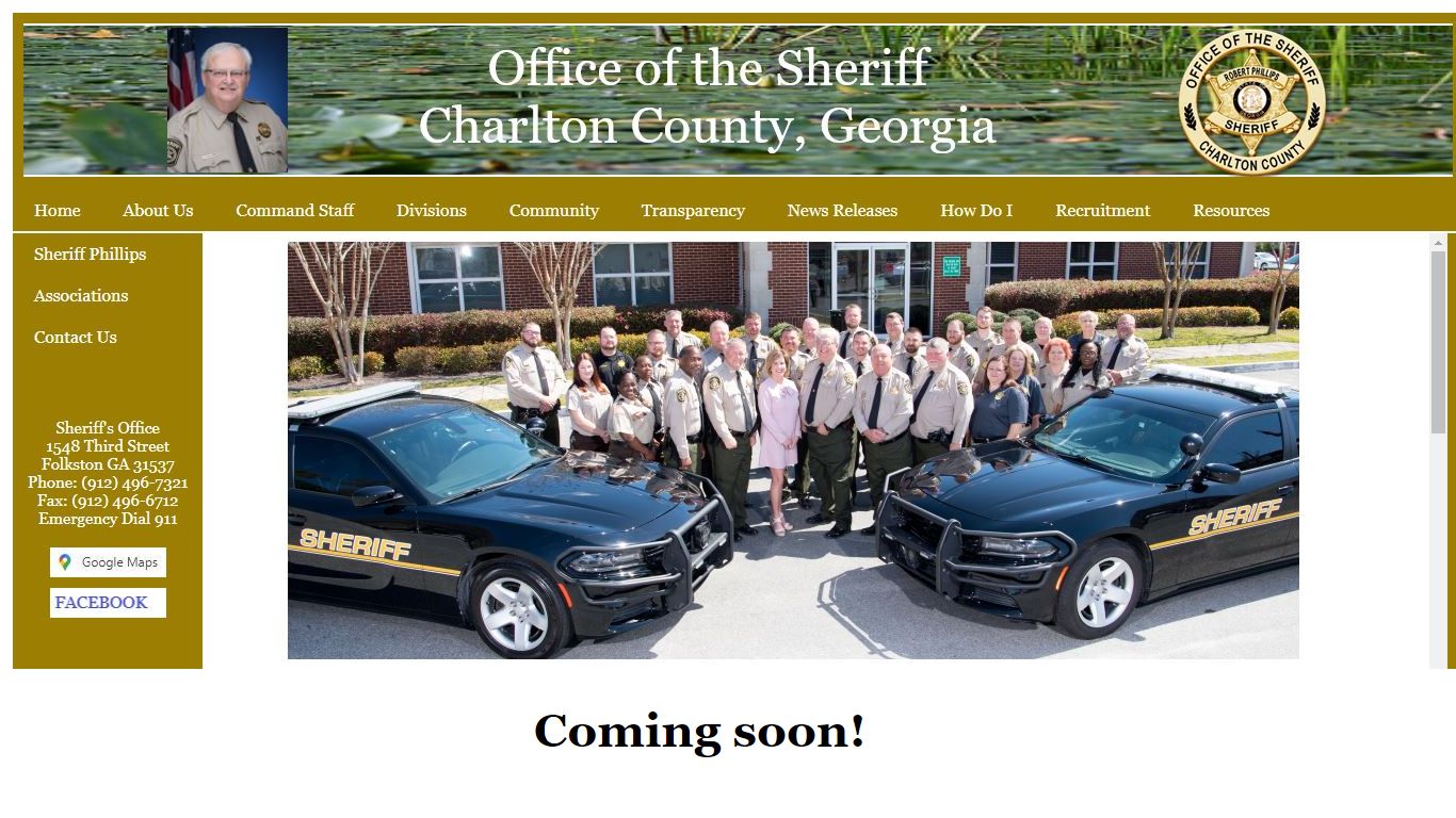 Charlton County Sheriff's Office Official Website>